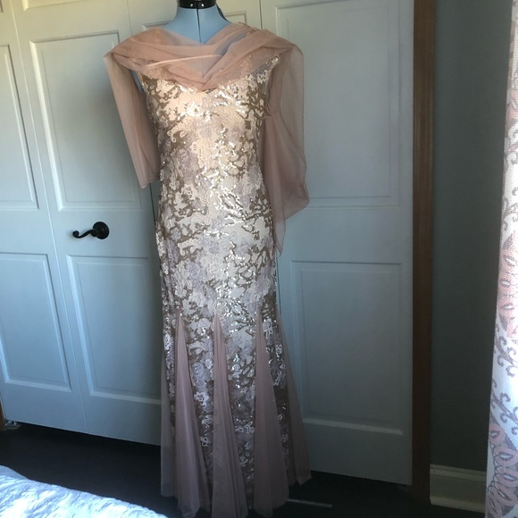 Alex Evenings Petite Embroidered Fit and Flare Dress - Style 8217897 - NWT - Picture 12 of 15